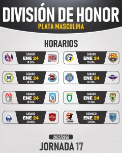 Parrilla #DHPlataMasc | RFEBM